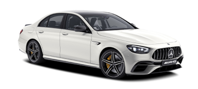 E-klasse sedan AMG - hvid