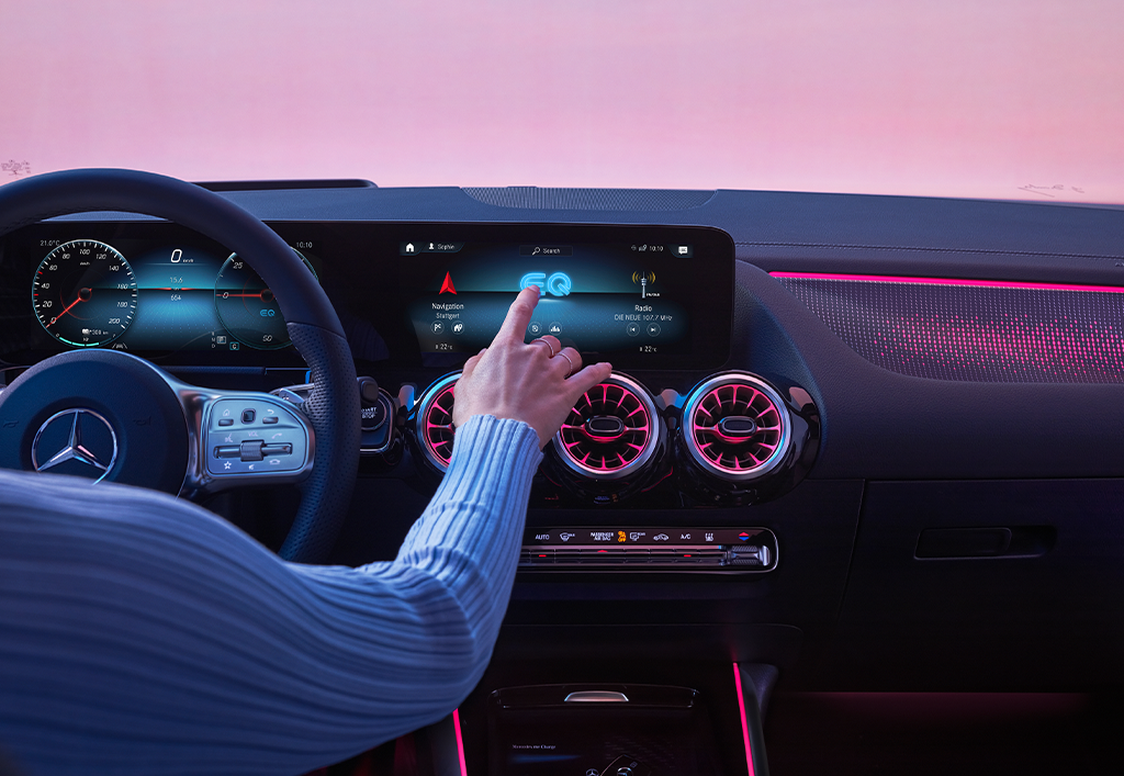 Ny Mercedes-Benz EQA interiør