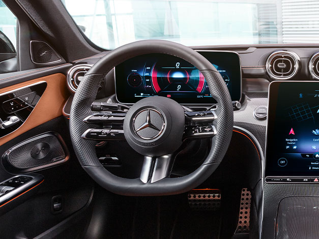 Ny Mercedes C-klasse sedan interiør