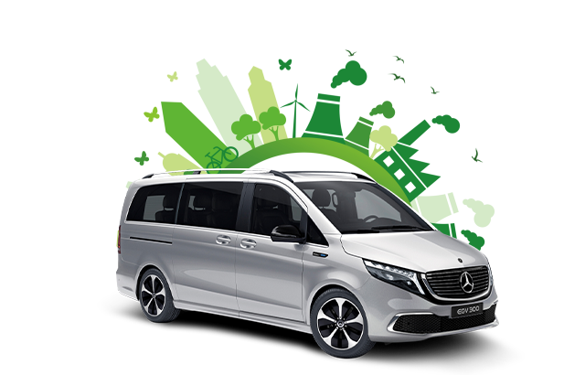 Mercedes-EQ EQV green zone