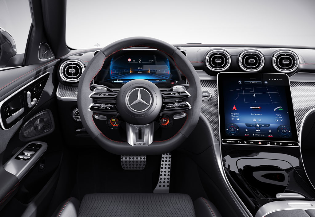 Ny Mercedes-AMG C-Klasse interiør