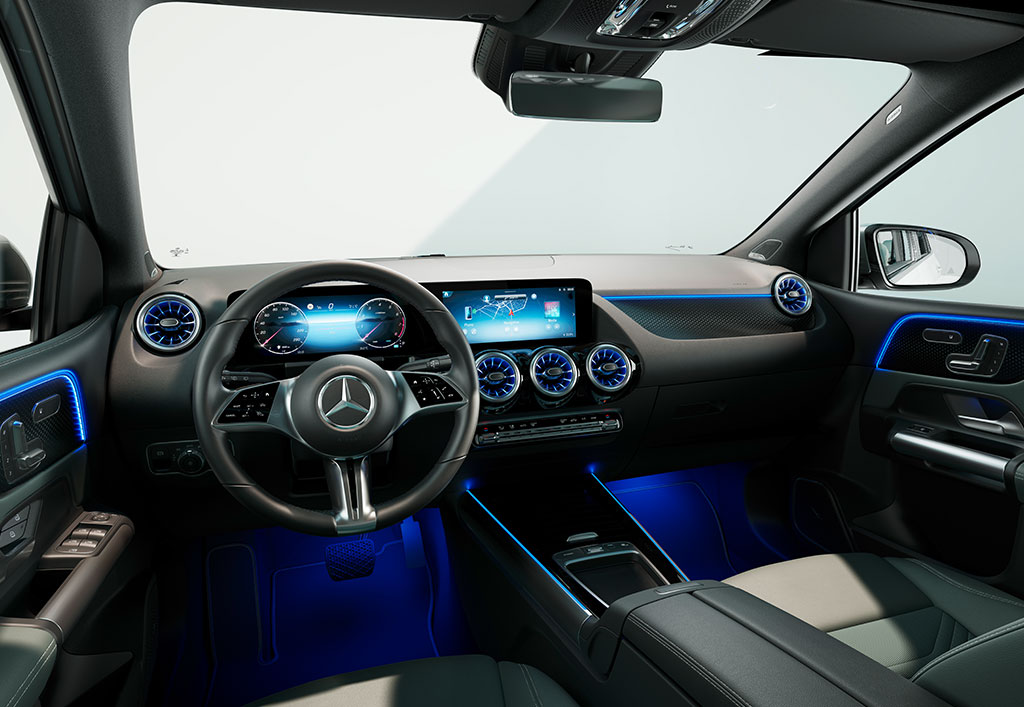 Ny Mercedes-Benz B-Klasse interiør