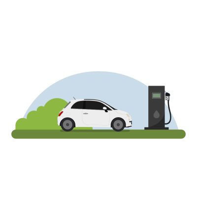 Benzin og diesel bil ikon