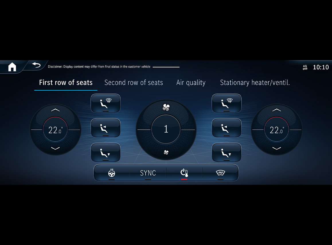 Mercedes-Benz G-Klasse THERMOTRONIC klimatisering