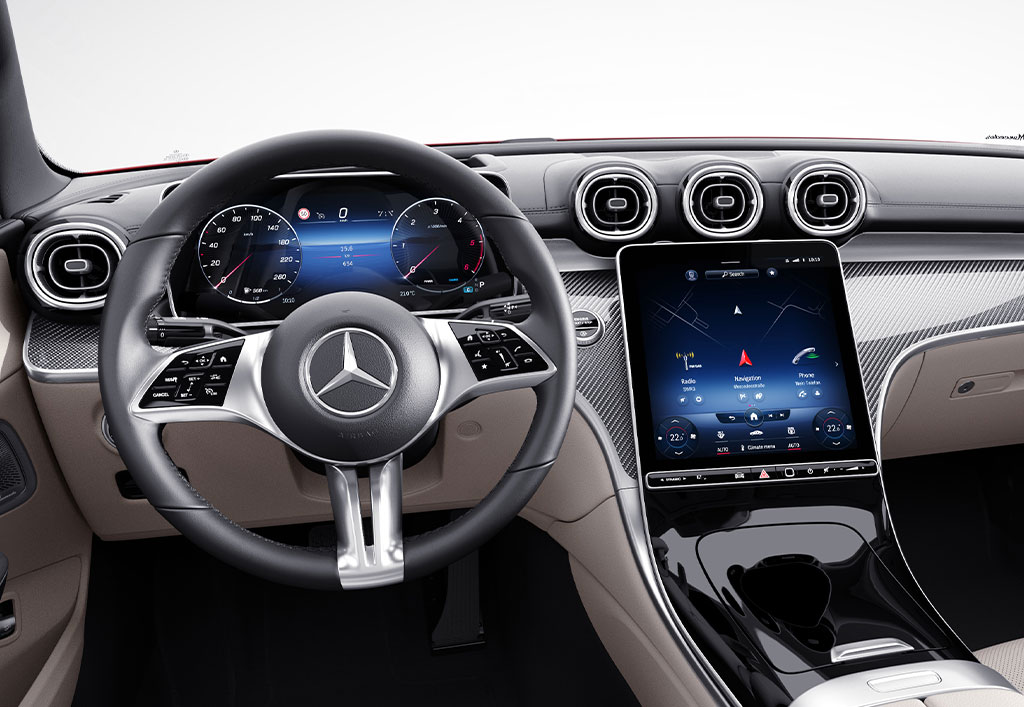 Mercedes-Benz C-Klasse Sedan MBUX infotainment