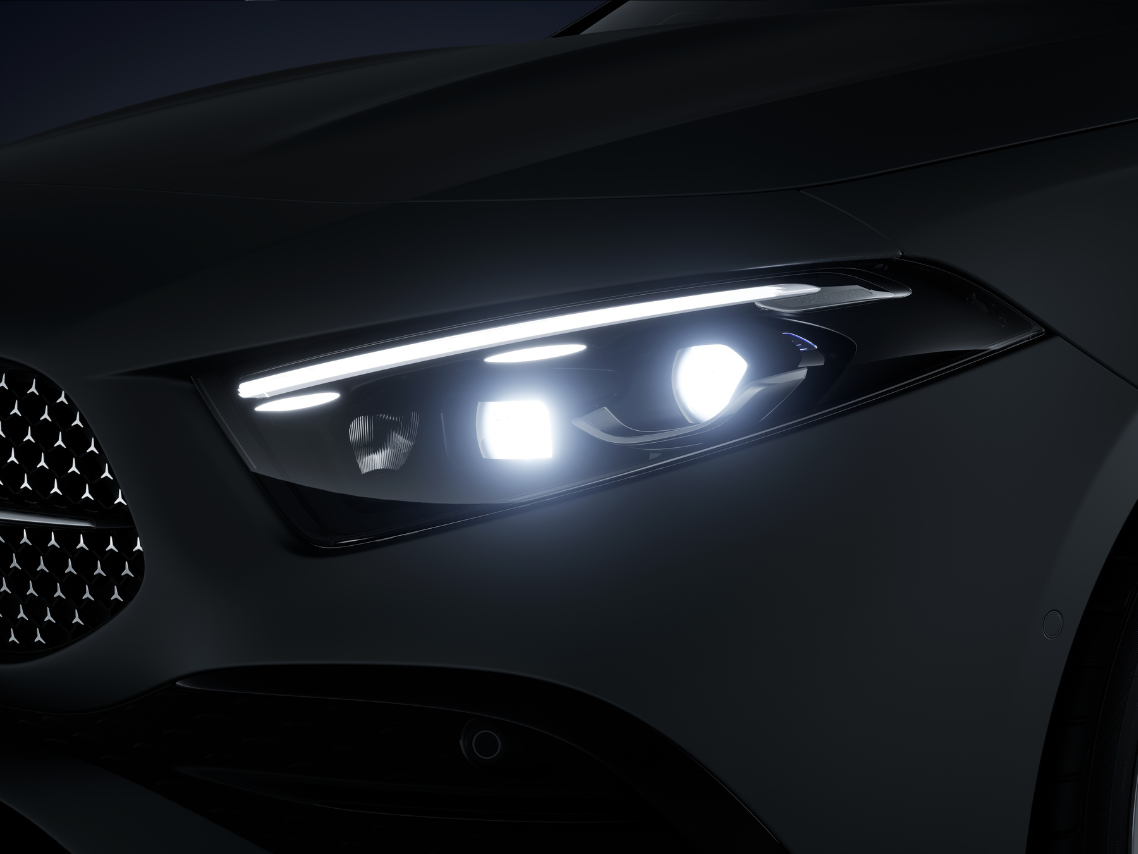 Mercedes-Benz A-Klasse Sedan MULTIBEAM LED-forlygter