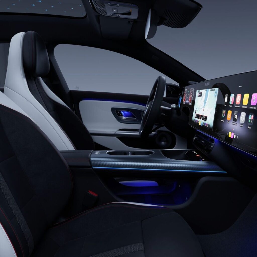 Interiøret i Mercedes-Benz CLA Shooting Brake with EQ Technology