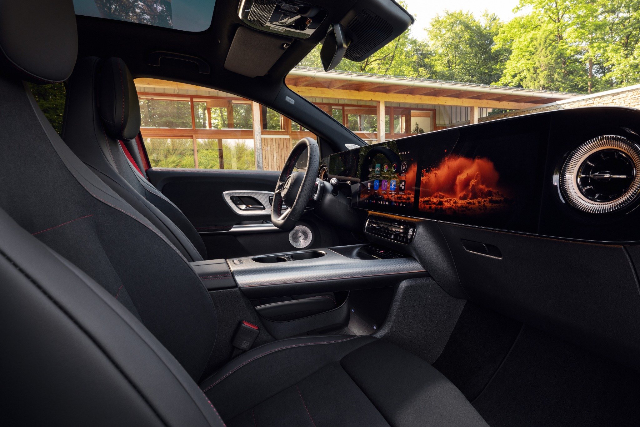 Interiøret i den nye Mercedes-Benz GLA electric
